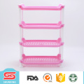 Household goods 4 layer plastic storage kitchen spice rack with low price